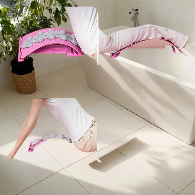 دعم قطني للعمود الفقري لتدليك الظهر والانتعاش الحدباء؛ يساعد في التمدد العمود الفقري وتخفيف ضغط الأعصاب