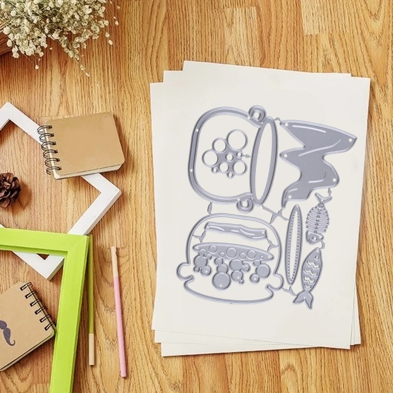 ฮาโลวีนหม้อ Shaker ตัดโลหะตาย Stencils สำหรับ DIY Scrapbooking Decor