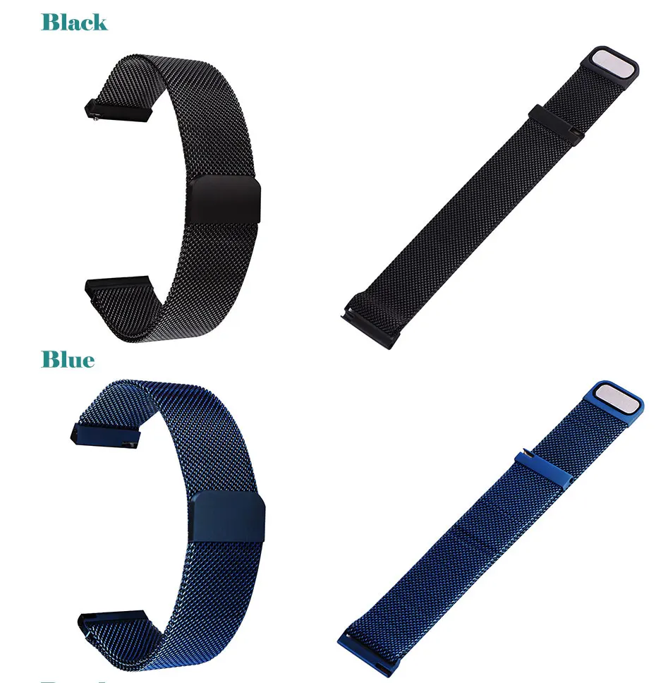 UTHAI Edelstahl-Magnetgeflechtarmband, universell, 16 mm, 18 mm, 20 mm, 22 mm, 24 mm, Uhrenarmband, Schnellverschluss-Uhrenarmbänder – Detail 6