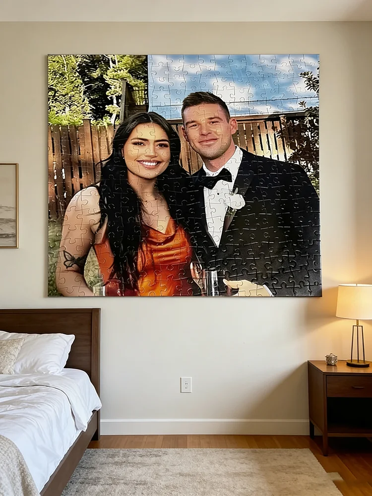 Customizable 1000-Piece Puzzle - Personalized Puzzle with Photo Upload - Family Puzzle Game to Enhance Relationships - Suitable for Christmas - Wedding - Birthday - Advanced Level - Mixed Colors - Christmas - Halloween Gift - Customizable Puzzle - Durable Structure - Puzzle - Cute Puzzle - Activity - Holiday Gift - Customized Keepsake - Reusable - Memorial Gift - Suitable for Adults