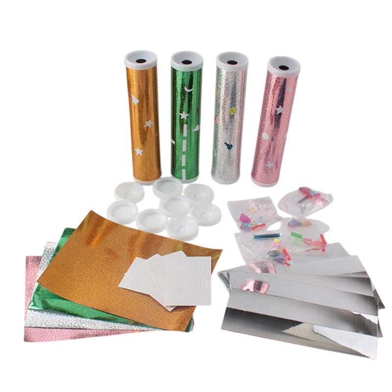 18CM DIY Rotating Kaleidoscope Kit For Educational Hands-On Learning Children's Gifts