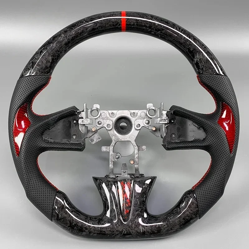 

Hot Sports Flat Bottom Steering Wheels for Infiniti Q50L QX50 QX60 Q60 Q70 Q30 Q80 Honeycomb Carbon Fiber Steering Wheels