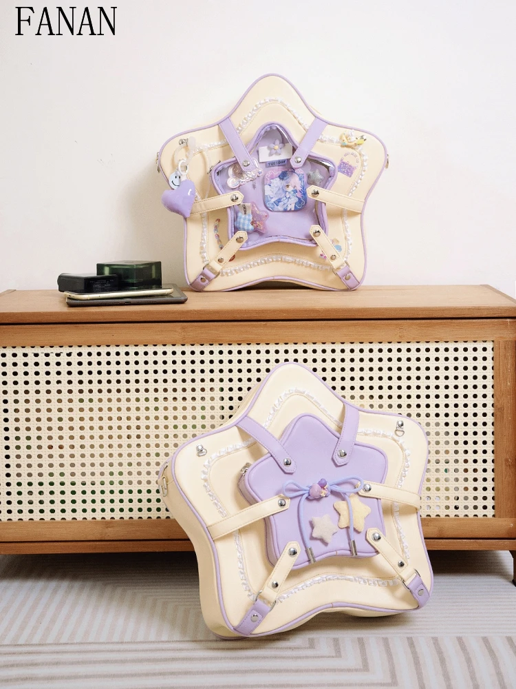 

Женские сумки, оригинальная цветная контрастная сумка через плечо Kawaii, милый рюкзак с милым бантом, модные милые рюкзаки для девочек