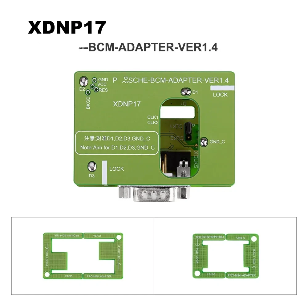 

Xhorse XDNP17 Solder Free Adapter for Porsche BCM works with Mini Prog Key Tool Plus