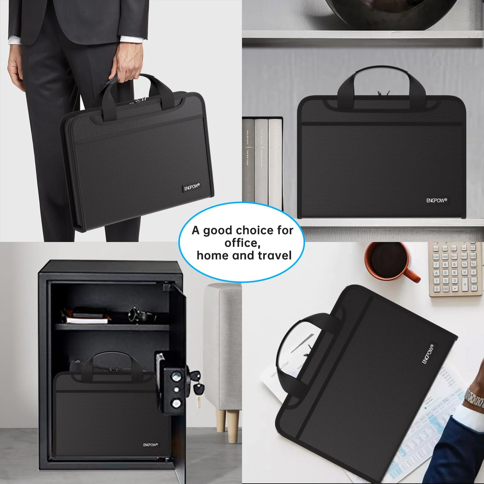 Portable Accordion File Organizer,Fireproof Expanding File Folder with Multi Pockets,13 Colorful Pockets Document Organizer