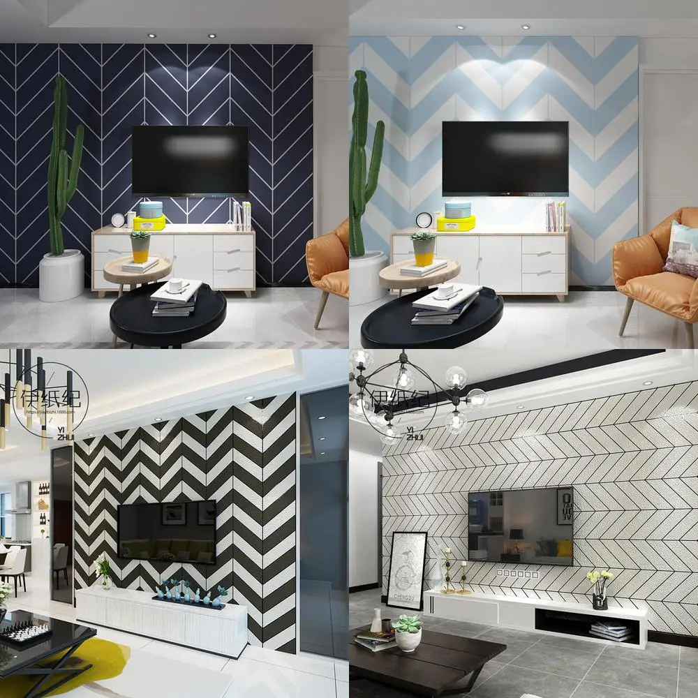 

Modern Minimalist Suede Texture TV Background Wall Paper Nordic Geometric 3D Embossed Living Room Bedroom Wallpaper