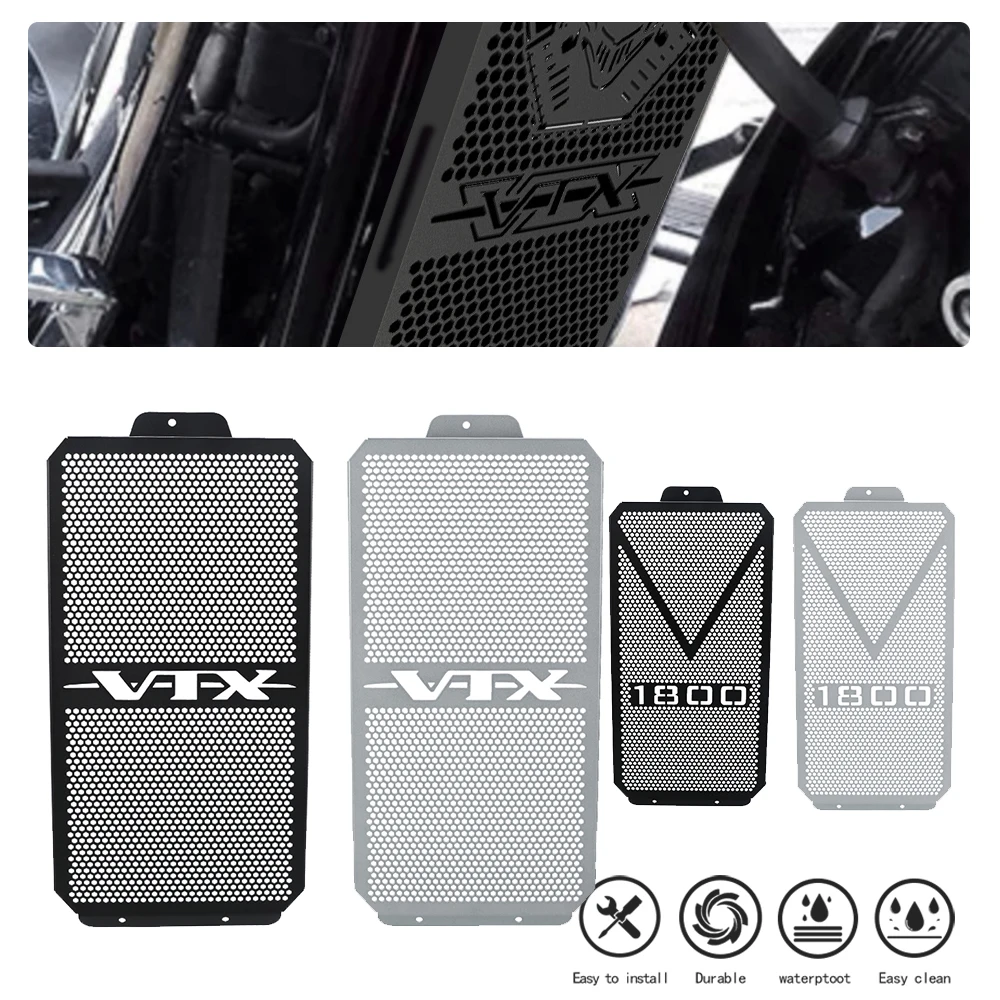 Motorcycle For Honda VTX1800 Radiator Guard Grille Protective Cover Protector Grill Cover 2002-2004 2005 2006 2007 2008 VTX 1800