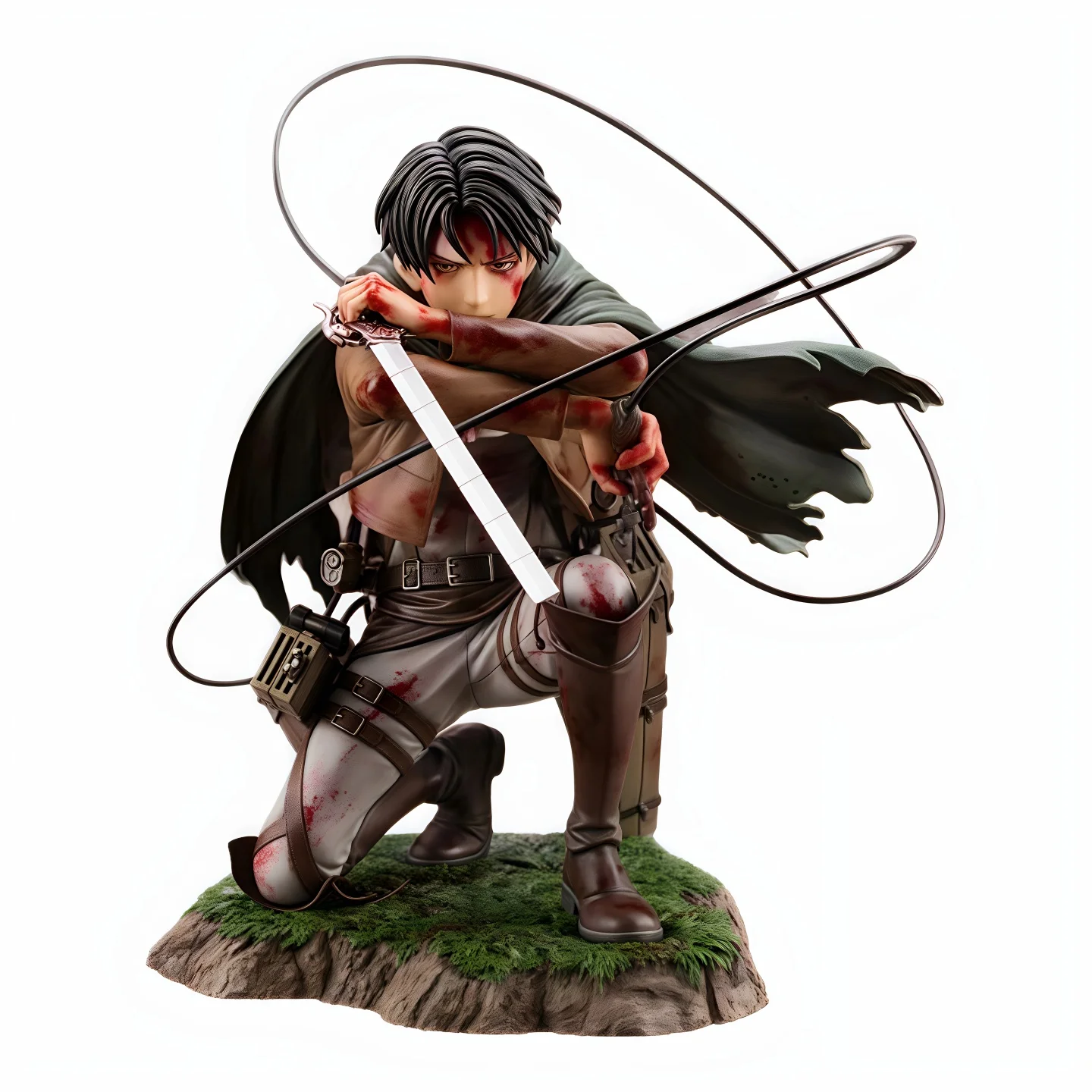 進撃の巨人-リヴァイ隊長-アクションフィギュア-コレクタブルアニメモデルスタチュー-誕生日プレゼント-頑丈で屈しなきpvcシリーズ