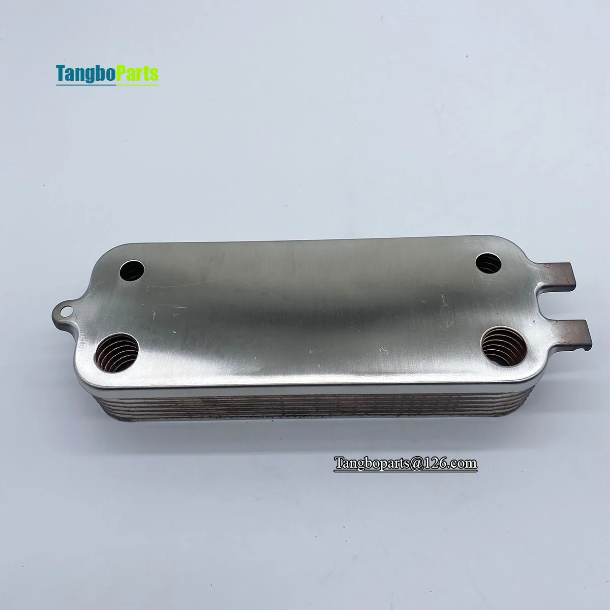 Gas Boiler Spare Parts 13 Plates Flat Mouth Parallel Water Flow Plate Heat Exchanger For Wall-Mounted Furnace Replacement