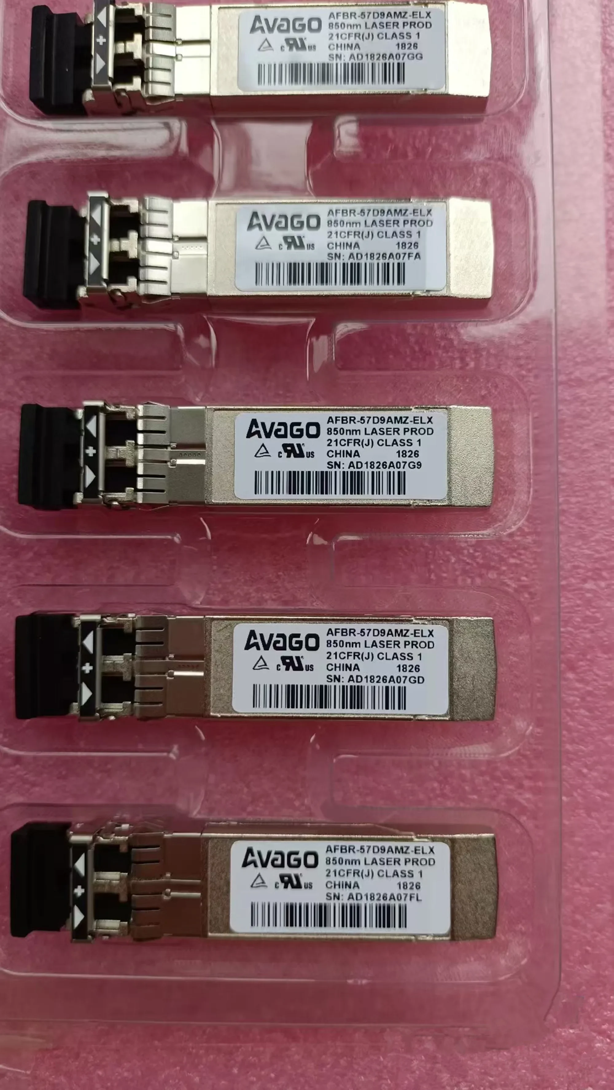 AFBR-57D9AMZ-ELX/emulex 8g sfp fiber 8G-0.15KM-850NM SFP+ Multimode Fiber Optical Module/8g Transceiver/8g network module