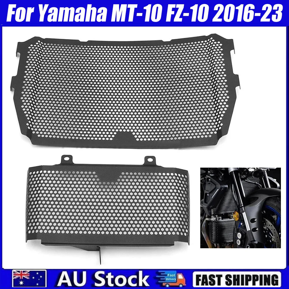 

Radiator Guard Grille Oil Cooler Cover for Yamaha MT-10 FZ-10 2016-23 Protector