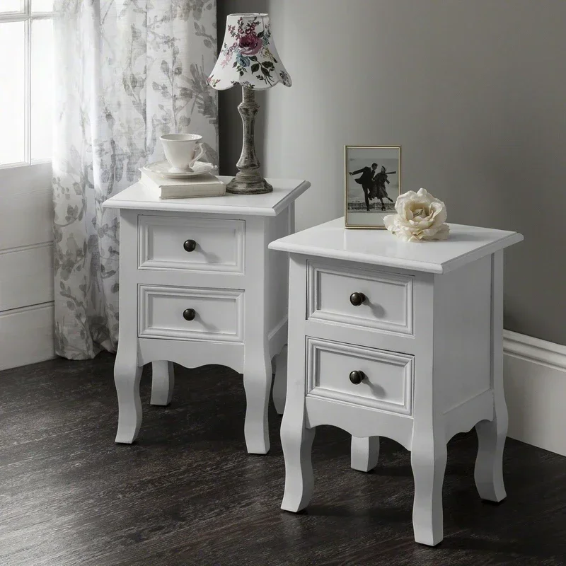 

Bedroom Solid Wood Bedside Table Ultra-narrow Drawer Nightstands Mini Modern Bedroom Cabinet Home Furniture