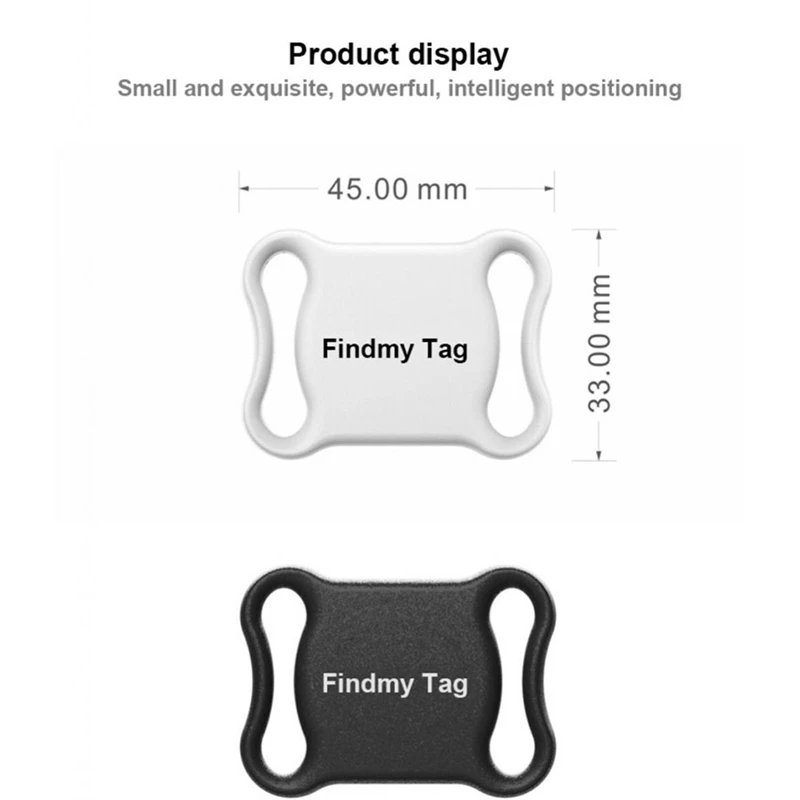 Pelacak GPS Mini 2.4G Pencari Lokasi WIFI Daya Rendah Mobil Hewan Peliharaan Airtag Pencari Pintar Pencari Kunci Posisi Aplikasi Tag Findmy Tahan Lama (Putih)