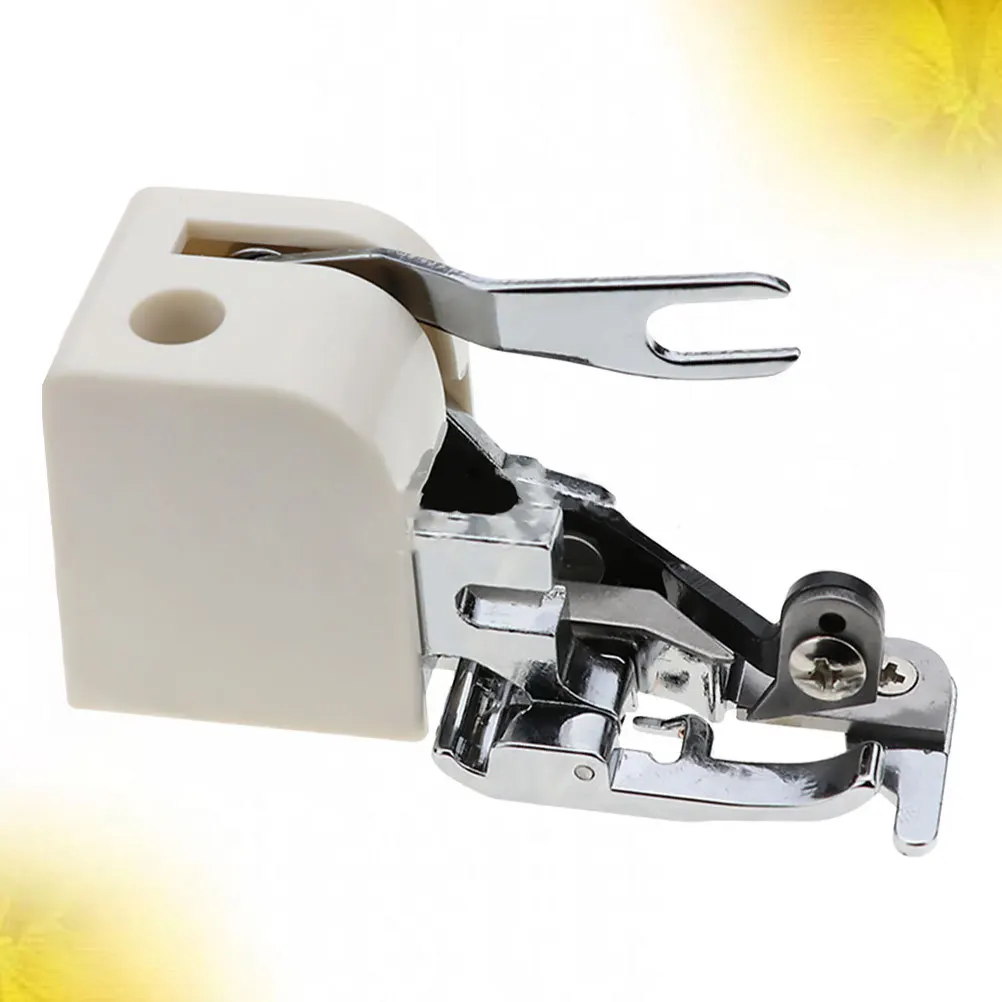 

Sewing Machine Presser Foot Hemming Crimping Accessories Set White Compatible Low Sewing Machine Household Use Durable Metal