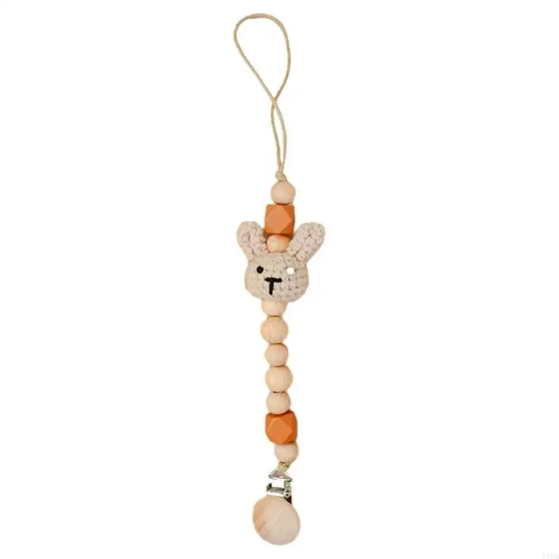 

Newborn Pacifier Chain Cartoon Pacifier Holder Adjustable Pacifier Chain Soft & Durable Prevent Dropping & Keep Clean L8RB