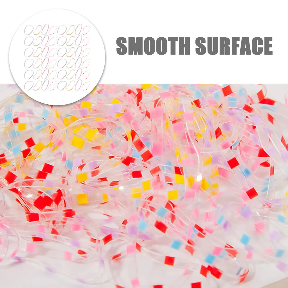 1000 Pcs Thick Elastic Hair Bands for Kids Vibrant Colorful Rubber Bands Secure Hold Strong Stretchy Versatile Use Safe