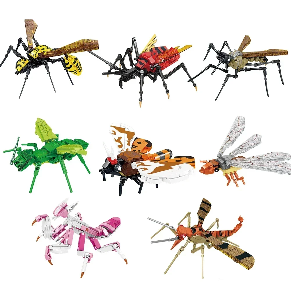 Décennie s de Construction de Modèle d'Insecte Termite 3D, Jouets Réalistes, à Assembler Facilement, Cadeau d'Anniversaire Parfait pour Enfant