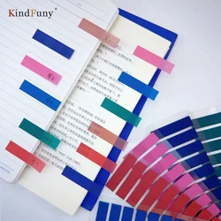 200Pc Index Tabs Self Adhesive Page Markers Transparent Stationery Waterproof Sticky Notes Classify Files Flags Planner Stickers