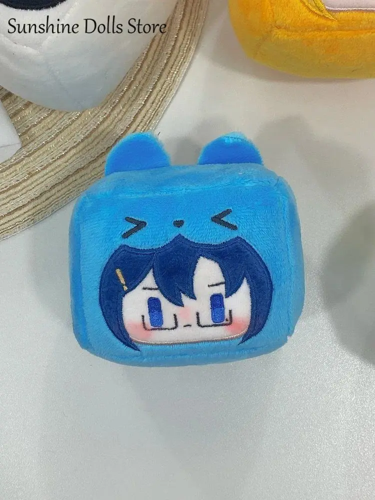 لعبة لجميع الأوقات مرة أخرى جريمان آين علاء كلارنس Kawaii صندوق مربع 8 سنتيمتر تأثيري رائعتين أفخم محشوة دمية قلادة مفتاح سلسلة اللعب