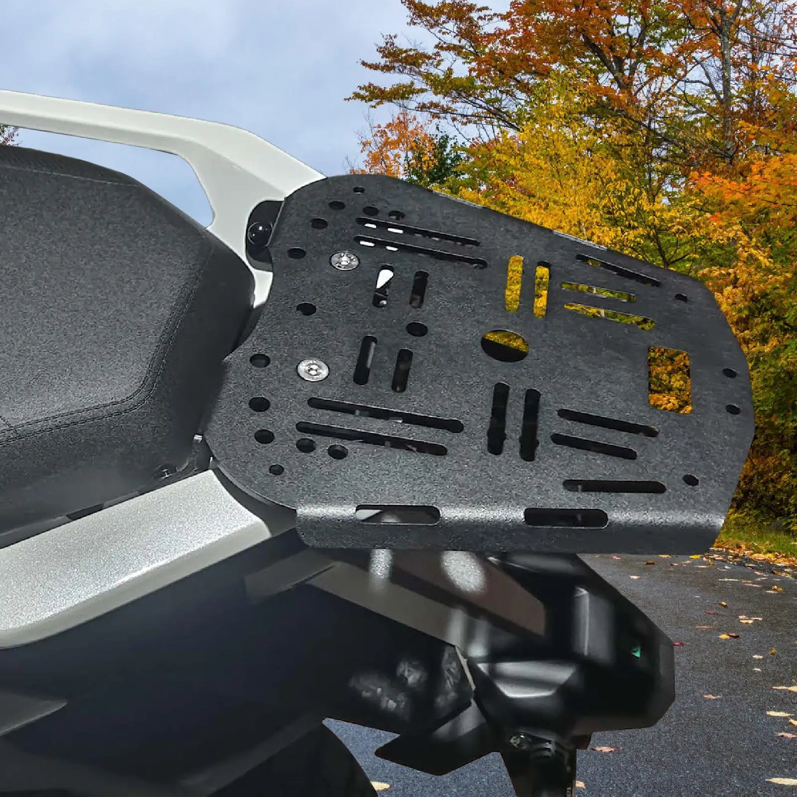 

Practical Tail Box Bracket Rear Luggage Rack Sturdy Aluminum Shelf for Zontes 368G 501g Motorcycle Touring Essentials