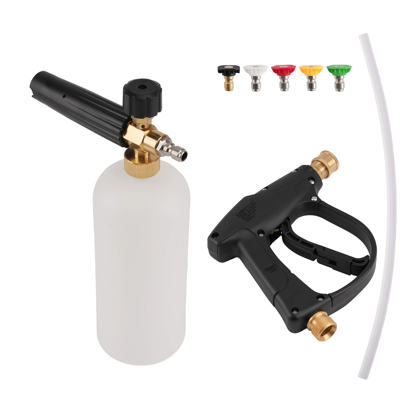 Snow Foam Pressure Washer Gun Kit 1/4