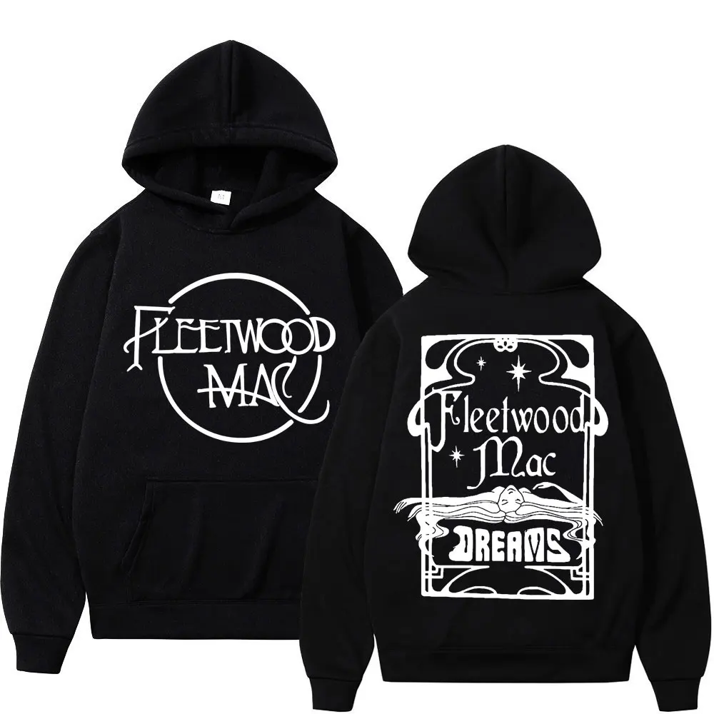 

Rock Band Fleetwood Mac Tour 2024 Print Hoodie Men Women Fashion Vintage Hooded Sweatshirts Casual Oversized Fleece Pullovers