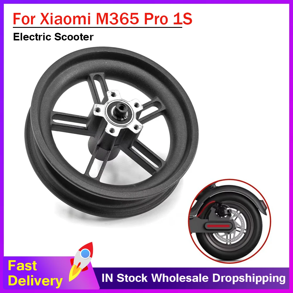 

8.5 Inch Aluminum Alloy Wheel for Xiaomi M365 Pro 1S Electric Scooter Rear Wheel Hub Tire Replacement Repair Spare Parts