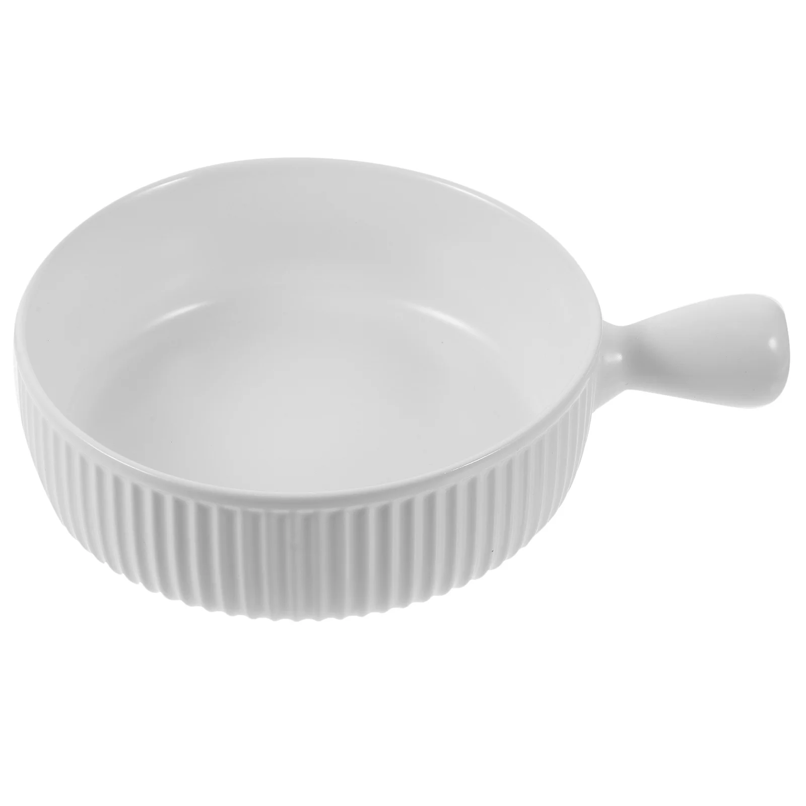 

Ceramic Baking Pan Finely Polished Easy Clean Multi-Purpose Household Dinner Bowl Kitchen Accessory Ceramic Baking Pan