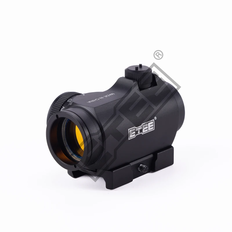 ETEE Tactical Optics 1X28 Red Dot Sight Hunting Air Gun Accessory 13 Levels Brightness Adjustment For 20mmTrack Mounting