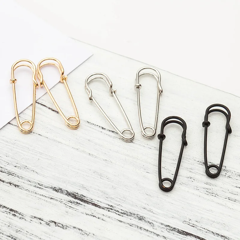 Silver Color Punk Simple Design Pin Earrings Korean Creative Handmade Charm Woman Trendy Delicacy Jewelry Gifts