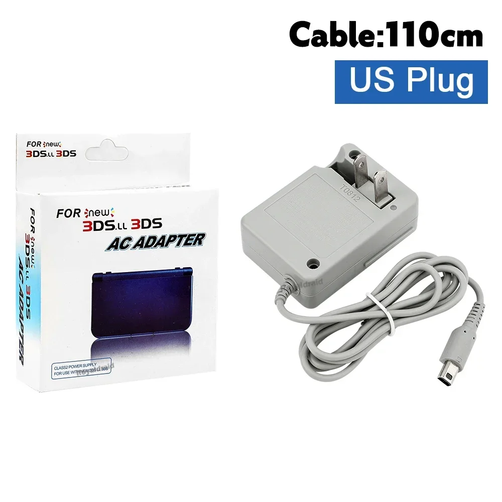 EU/VS Stekkeradapter AC-adapter 100V-240V voor NIEUWE 3DS XL LL AC-voeding voor DSi XL 2DS 3DS gameconsole