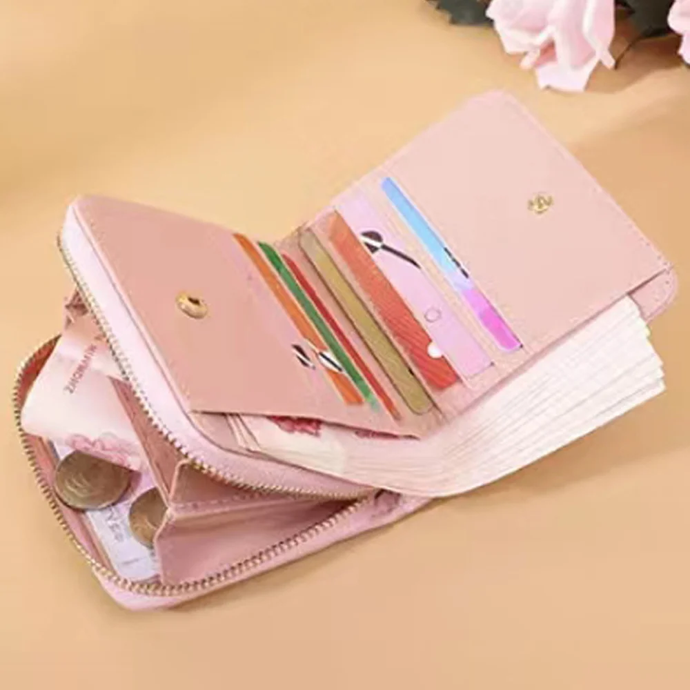 Fashion Wallet Clutches Small Women Bag PU Leather Coin Purse Credit Bank Card Holders Clutch Bags Shoppers Wallets Money Clips