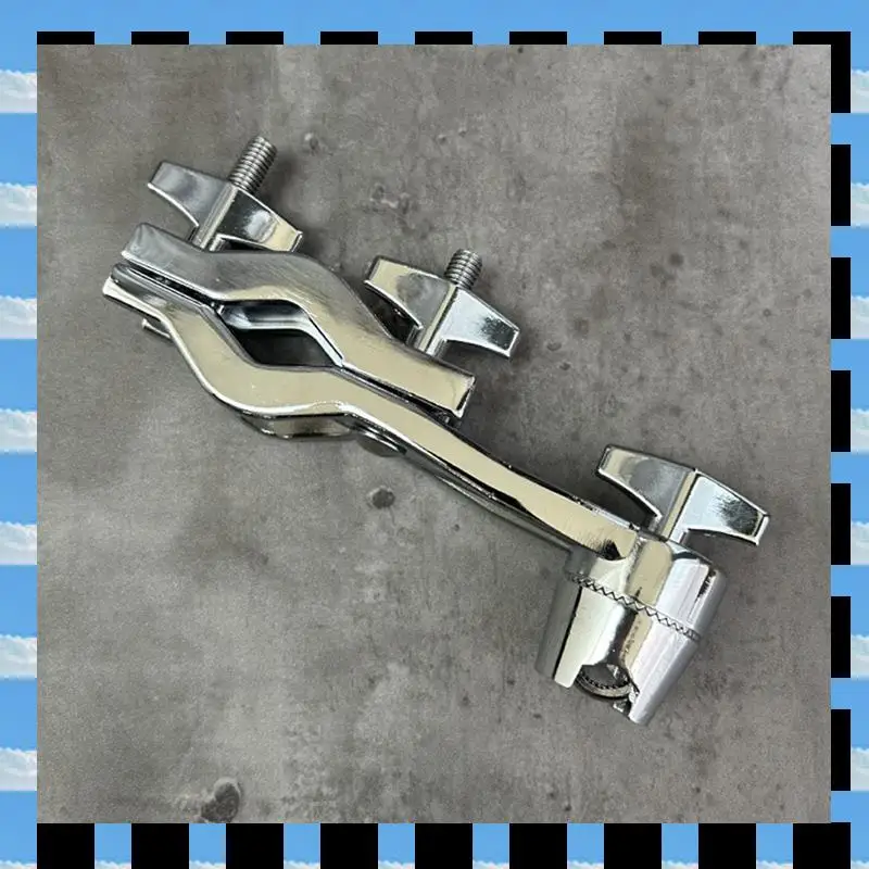 

ABME Drum Rack Clamp Mounting Bracket Metal Knob Universal Multi Clamp Drum Extension Stand Clamps Drum Accessories