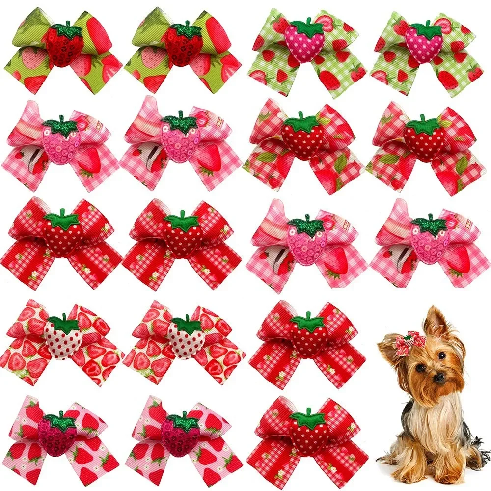 10/20/30PCS Pet Dog Bows Small Dog Bowknot Pet Grooming Hair Bows for Small Dog Accessoreis