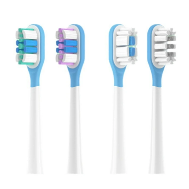 

ABBR 10PCS Suitable for Laifen Electric Toothbrush Head LFTB01-P Soft Bristle Cushioning Cleaning Brush Head-Green