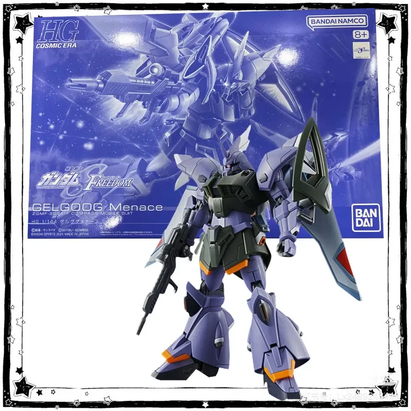 In Stock Bandai Gundam Model Kit Anime Figure HGCE 1/144 Gelgoog Menace Anime Action Figure Collection Assembly Model Toys Gifts