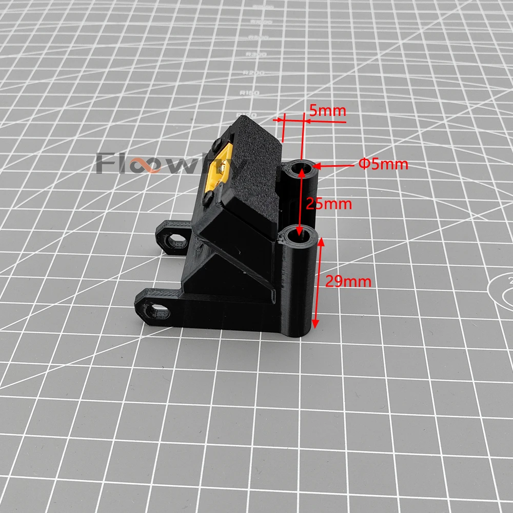 FPV Antenna Holder 3D Print T-shaped Support Bracket XT60 Plug Fixing Seat Replacement Part 25mm Distance for Quadcopter Drone