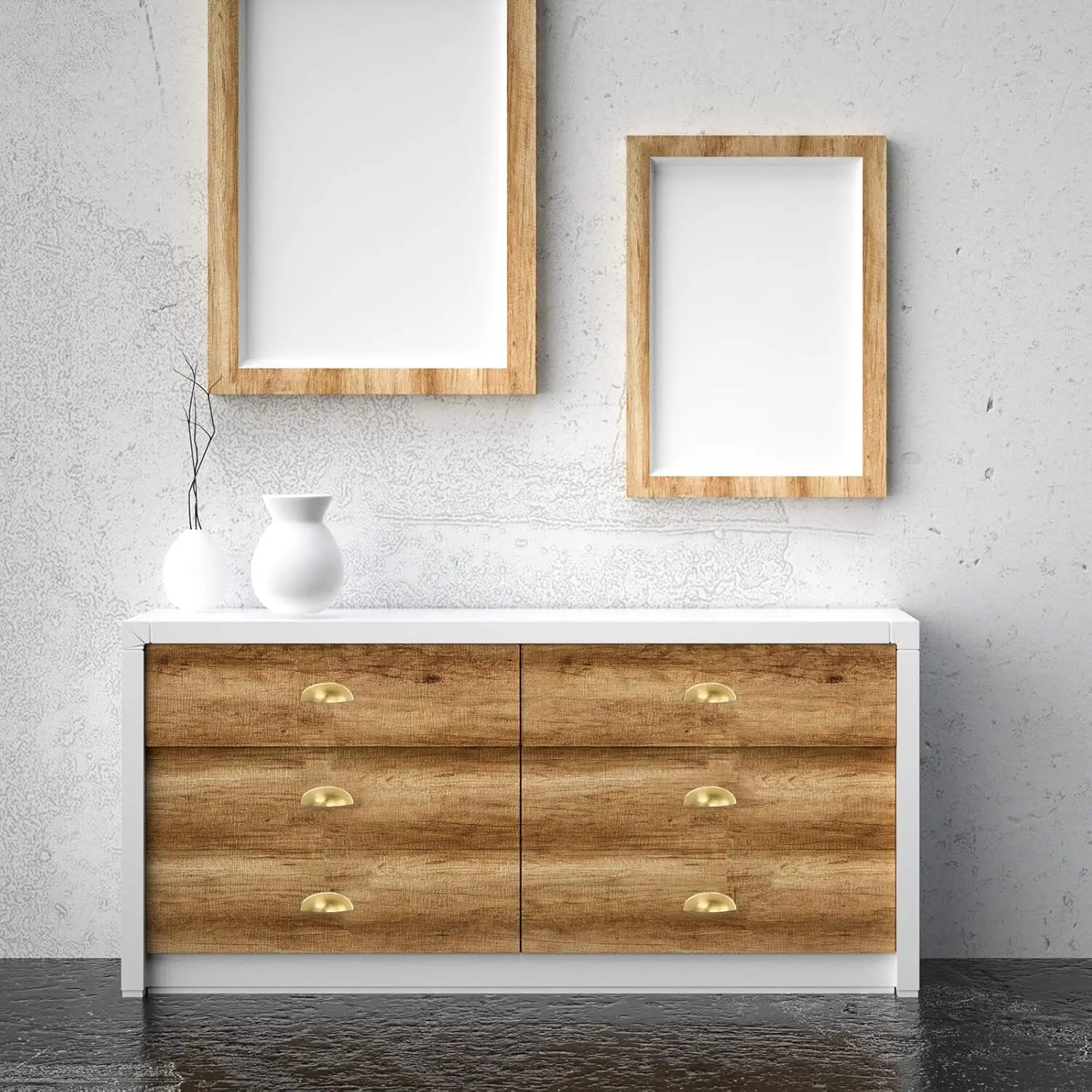 15 حزمة من أجهزة الخزانة الحديثة المزخرفة مقاس 3 بوصات ومراكز الفتحات وكوب ذهبي فاتح يسحب لأدراج خزانة الملابس حمالات صدر خفيفة