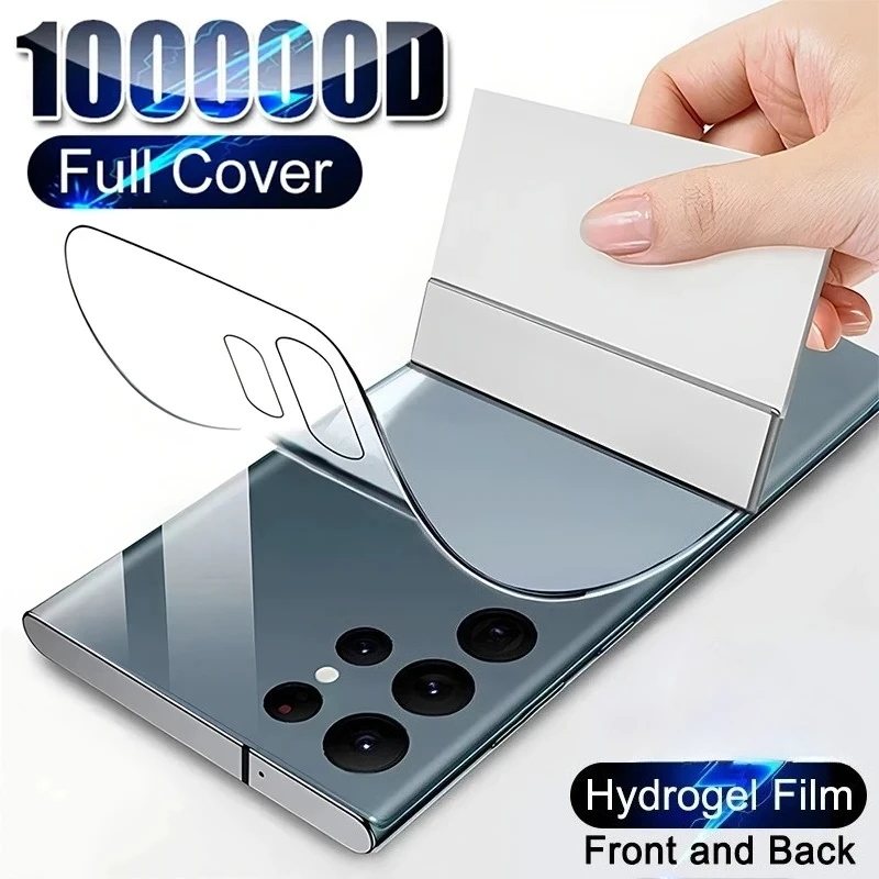 1-3 Stück HD Rückseitige Weiche Hydrogel-Folie für Samsung Galaxy S26 S25 Edge S24 S22 S23 Ultra S20 S21 FE S10 Plus Note 20 Displayschutz