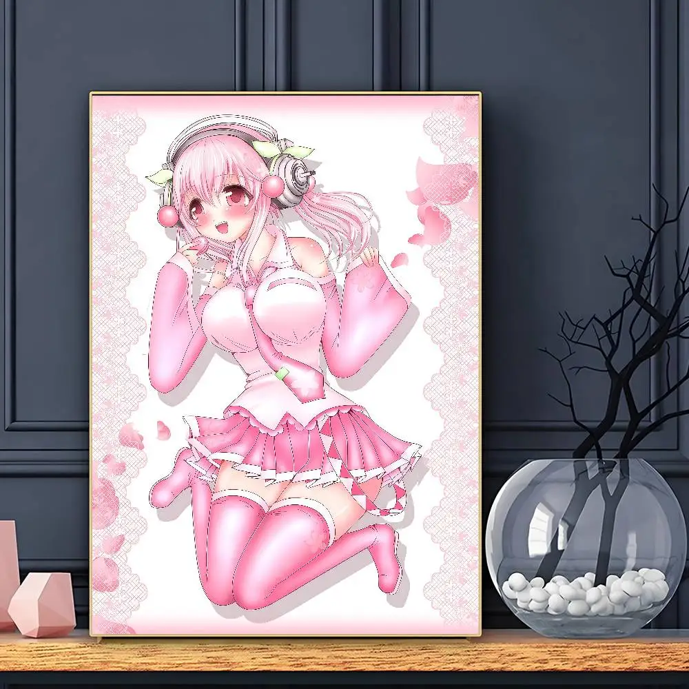 Anime S-Super S-Sonicos Poster HD Sticky Wall Art Printing Waterproof Home Living Bed Room Bar Aesthetic Decor