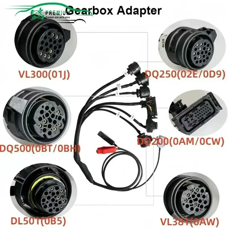 

Адаптер коробки передач VL381 VL300 подходит для VAG Audi DQ250 DQ200 DQ500 DL501 R/W с KTMFlash 0AM TCU ECU Progarm