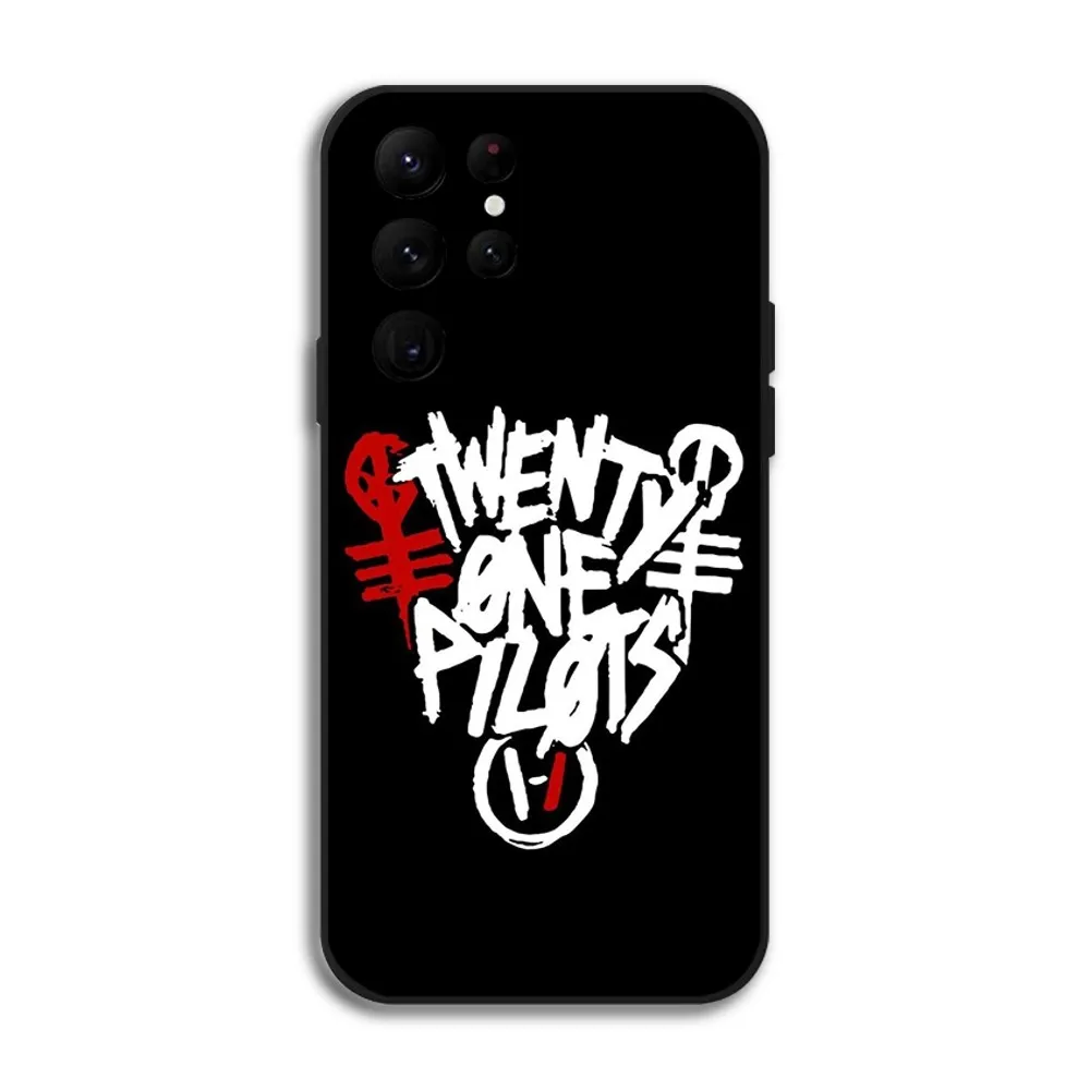 Twenty One Pilots 21 Phone Case for Samsung Galaxy S24 Ultra S22 S23 Ultra S21 S20 5G Protective Silicone TPU Funda