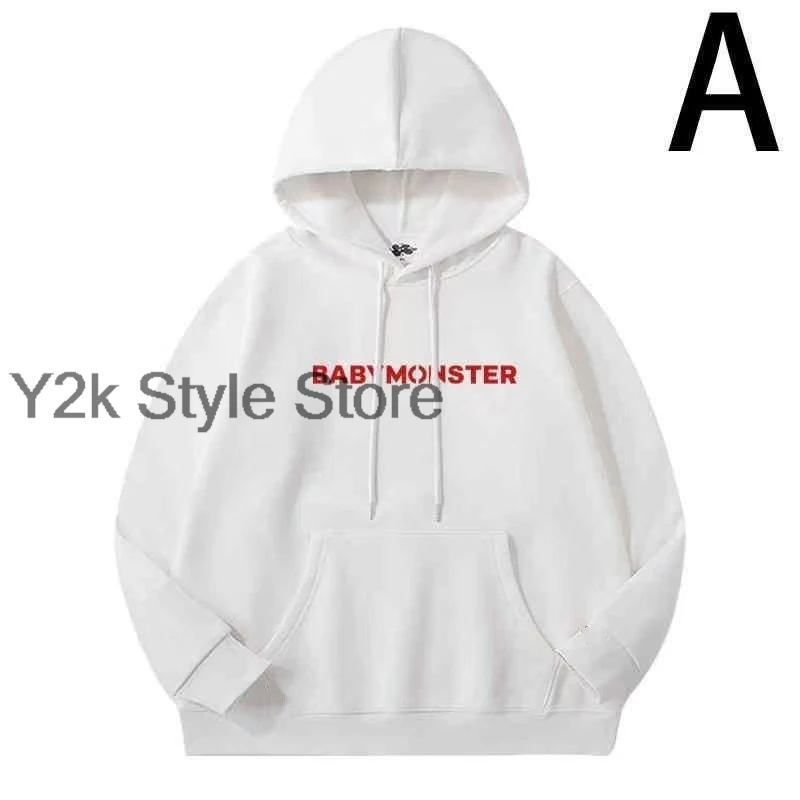 ‌ Babymonster HELLO MONSTERS Felpe con zip Felpe con cappuccio dello stesso stile da concerto Bias Ahyeon Asa Rami Rora Ruka Rami Pharita Chiquita Felpe con cappuccio