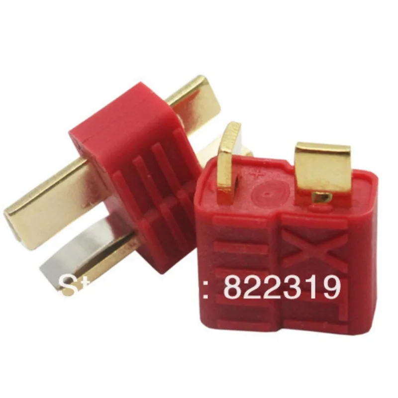 

Fast Shipping 50 Pairs X Connector Golden Grip Slip T Plug Anti-skid for RC ESC Battery+Register