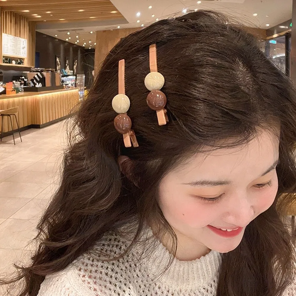 New Candy Color Hairpin Sweet Minimalist Hair Clips Duckbill Clip Women