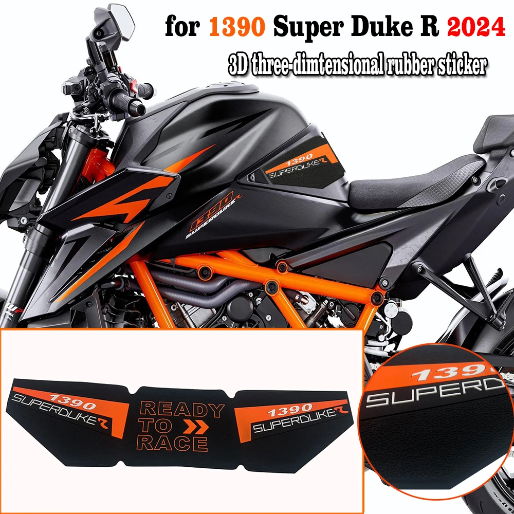 

2024 for 1390 Super Duke R 2024 fuel tank stick Motorcycle accessories fuel tank traction pads anti-slip stickers fuel tank kne