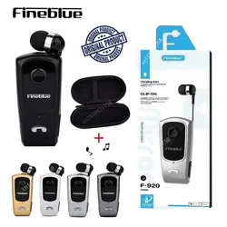 FineBlue F920 mini portable Bluetooth Wireless Headset retractable headphones in the lotus ear is removable earphone Handsfree