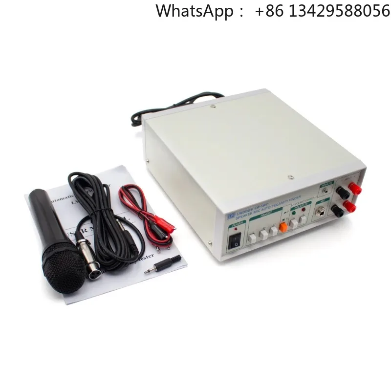 AC 220V Automatic Speaker Polarity Tester Audio Testing Instrument Mic/Headphone/Speaker Tester 0.2s Fast Detection LW-5991