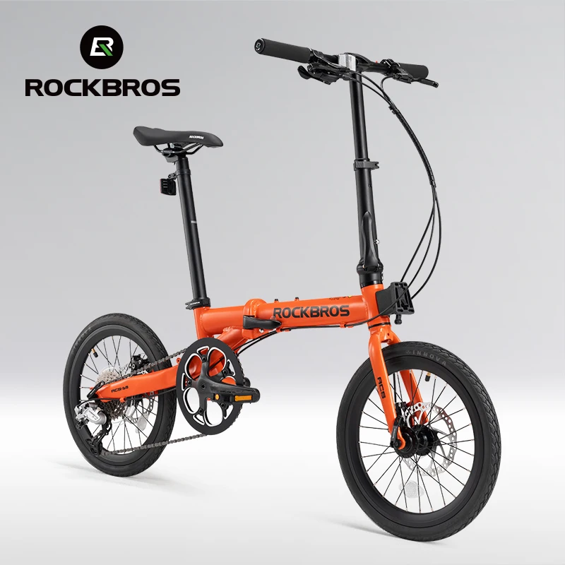 ROCKBROS 16 Inches Folding Bike with SRAM X4/X5 Aluminium Alloy Frame Folding Bike Adjustable 9-Speed 11-32T Cassette Bicycle