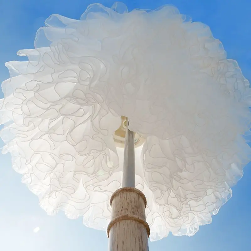 4Layers White Petticoat Fluffy Lolita Skirt Support Boneless Soft Yarn Canopy Dress Lining Girl Japan Lolita Costume Accessory view 2